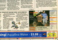 Front page preview of article